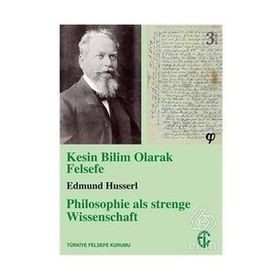 Kitap Türkiye Felsefe Kurumu Kesin Bilim Olarak Felsefe