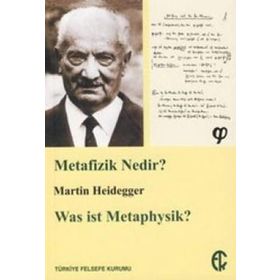 Kitap Türkiye Felsefe Kurumu Metafizik Nedir?
