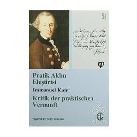 Kitap Türkiye Felsefe Kurumu Pratik Aklın Eleştirisi