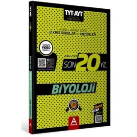 Kitap TYT AYT Biyoloji Son 20 Yıl Soru ve Çözümleri