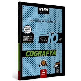 Kitap Tyt Ayt Coğrafya Son 10 Yıl Soru ve Çözümleri