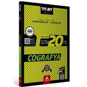 Kitap TYT AYT Coğrafya Son 20 Yıl Soru ve Çözümleri