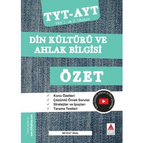 Kitap TYT AYT Din Kültürü Ve Ahlak Bilgisi Özet YKS 1. Ve 2. Oturum Yeni-Delta Kültür Yayınevi