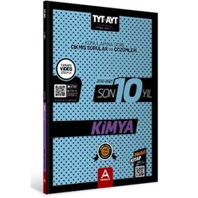Kitap Tyt Ayt Kimya Son 10 Yıl Soru ve Çözümleri