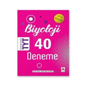 Kitap TYT Biyoloji 40 Deneme Yeni-Delta Kültür Yayınevi