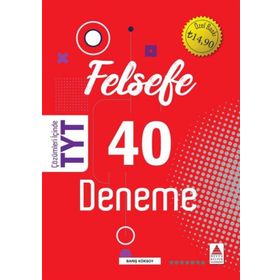 Kitap TYT Felsefe 40 Deneme Yeni-Delta Kültür Yayınevi