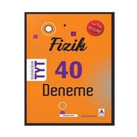 Kitap TYT Fizik 40 Deneme Yeni-Delta Kültür Yayınevi