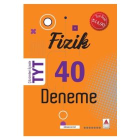 Kitap TYT Fizik 40 Deneme Yeni-Delta Kültür Yayınevi