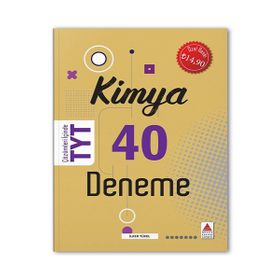 Kitap TYT Kimya 40 Deneme Yeni-Delta Kültür Yayınevi