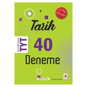 Kitap TYT Tarih 40 Deneme Yeni-Delta Kültür Yayınevi
