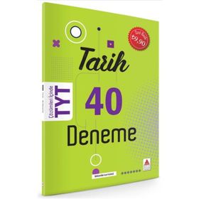 Kitap TYT Tarih 40 Deneme Yeni-Delta Kültür Yayınevi