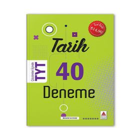 Kitap TYT Tarih 40 Deneme Yeni-Delta Kültür Yayınevi
