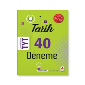 Kitap TYT Tarih 40 Deneme Yeni-Delta Kültür Yayınevi