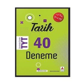 Kitap TYT Tarih 40 Deneme Yeni-Delta Kültür Yayınevi