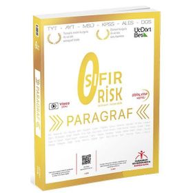 Kitap Üç Dört Beş TYT Paragraf Sıfır Risk Soru Bankası