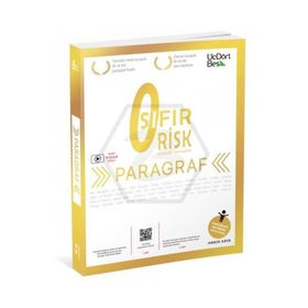 Kitap Üç Dört Beş TYT Paragraf Sıfır Risk Soru Bankası