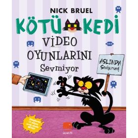 Kitap Uçan Fil Yayınları Kötü Kedi Video Oyunlarını Sevmiyor
