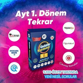 Kitap Ünlüler Karması 2020 AYT 1. Dönem Tekrar 5+1 Deneme