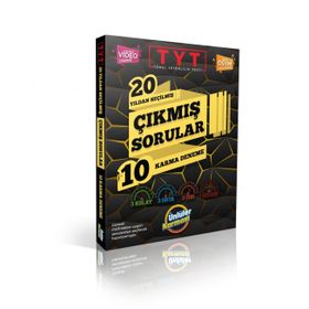 Kitap Ünlüler Karması Tyt 20 Yıldan Seçilmiş 10'lu Karma Deneme