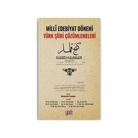 Kitap Yade Yayınları Milli Edebiyat Dönemi Türk Şiiri Çözümlemeleri