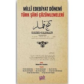 Kitap Yade Yayınları Milli Edebiyat Dönemi Türk Şiiri Çözümlemeleri