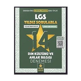 Kitap Yıldız Sorular 8. Sınıf LGS Din Kültürü ve Ahlak Bilgisi 14 Deneme
