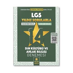 Kitap Yıldız Sorular 8. Sınıf LGS Din Kültürü ve Ahlak Bilgisi 14 Deneme