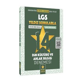 Kitap Yıldız Sorular 8. Sınıf LGS Din Kültürü ve Ahlak Bilgisi 14 Deneme
