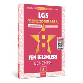 Kitap Yıldız Sorular 8. Sınıf LGS Fen Bilimleri 8 Deneme