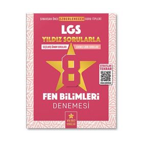 Kitap Yıldız Sorular 8. Sınıf LGS Fen Bilimleri 8 Deneme