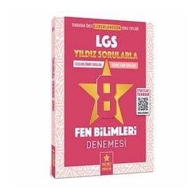 Kitap Yıldız Sorular 8. Sınıf LGS Fen Bilimleri 8 Deneme