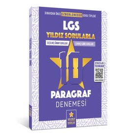 Kitap Yıldız Sorular 8. Sınıf LGS Paragraf 10 Deneme