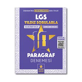 Kitap Yıldız Sorular 8. Sınıf LGS Paragraf 10 Deneme