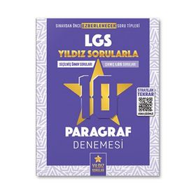 Kitap Yıldız Sorular 8. Sınıf LGS Paragraf 10 Deneme