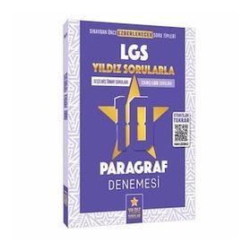 Kitap Yıldız Sorular 8. Sınıf LGS Paragraf 10 Deneme