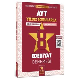 Kitap Yıldız Sorular AYT Edebiyat 8 Deneme
