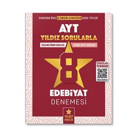 Kitap Yıldız Sorular AYT Edebiyat 8 Deneme