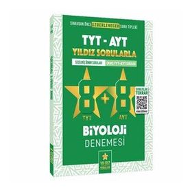Kitap Yıldız Sorular TYT AYT Biyoloji 8+8 Deneme