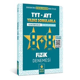 Kitap Yıldız Sorular TYT AYT Fizik 8+8 Deneme