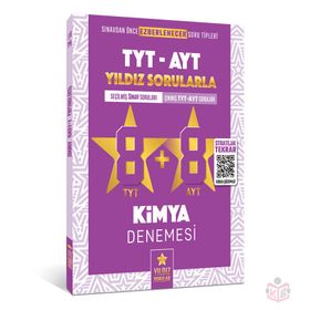Kitap Yıldız Sorular TYT AYT Kimya 8+8 Deneme