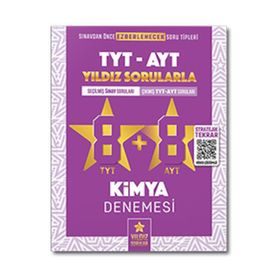 Kitap Yıldız Sorular TYT AYT Kimya 8+8 Deneme