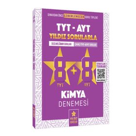 Kitap Yıldız Sorular TYT AYT Kimya 8+8 Deneme