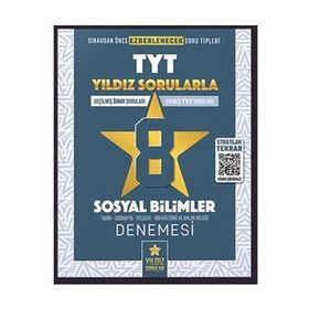 Kitap Yıldız Sorular TYT Sosyal Bilimler 8 Deneme