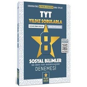 Kitap Yıldız Sorular TYT Sosyal Bilimler 8 Deneme