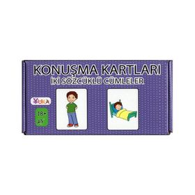 Kitap Yuka Kids Konuşma Kartları İki Sözcüklü Cümleler