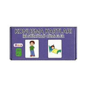 Kitap Yuka Kids Konuşma Kartları İki Sözcüklü Cümleler