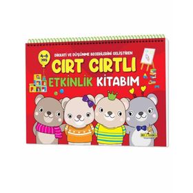Kitap Yükselen Zeka 4-6 Yaş Cırt Cırtlı Etkinlik Kitabım