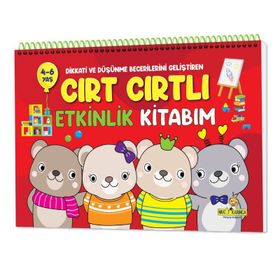Kitap Yükselen Zeka 4-6 Yaş Cırt Cırtlı Etkinlik Kitabım