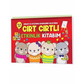 Kitap Yükselen Zeka 4-6 Yaş Cırt Cırtlı Etkinlik Kitabım