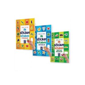 Kitap Yükselen Zeka Yapıştır Çiz Boya 2-4 Yaş İlk Sticker Kitabım